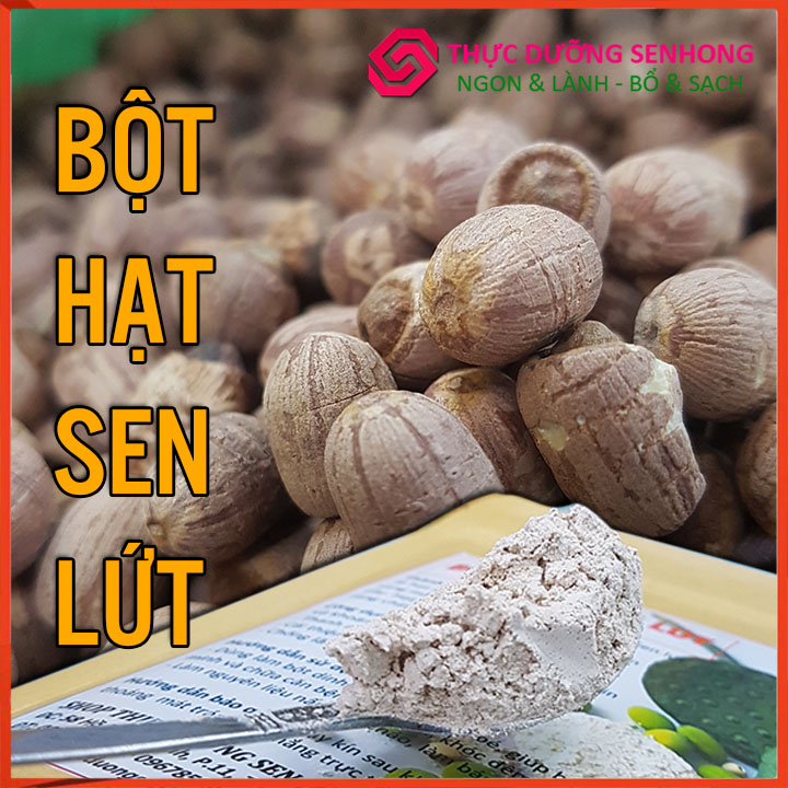 Bột hạt sen (200gr) Hạt sen lứt rang chín xay mịn