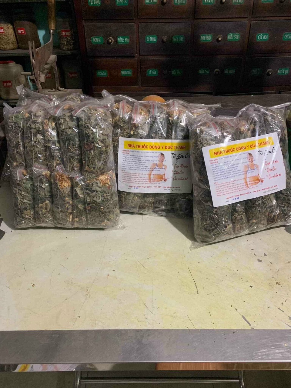 TÚI 1 KG TRÀ LÁ NAM GIẢM CÂN