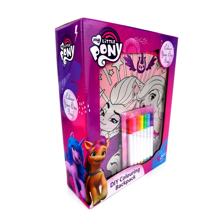My Little Pony Movie 2: DIY Colouring Backpack