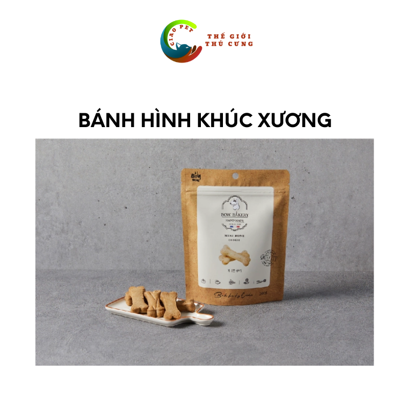 Bánh Quy Yến Mạch Bowwow Cho Chó Mèo