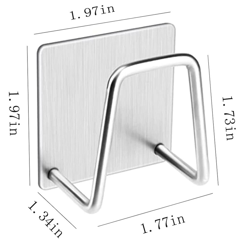 Small Rack For Rags Non-Perforated Sponge Racks Stainless Steel Sponge Drain Racks Steel ...