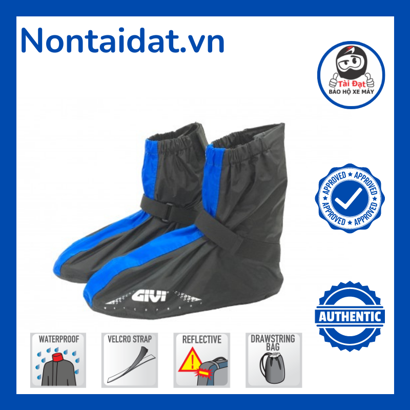 [GIVI chính hãng] Bọc giày đi mưa chống nước GIVI SC02