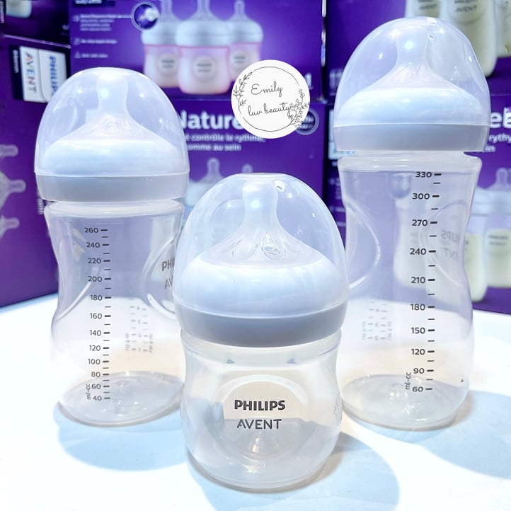 Bình Philips Avent Natural 125ml/ 260ml / 330ml núm tuỳ chọn [Mẫu mới]