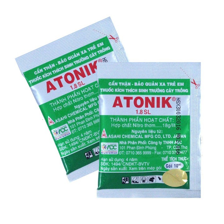 Phân bón lá kích tăng sinh trưởng Atonik 1.8SL 10ml