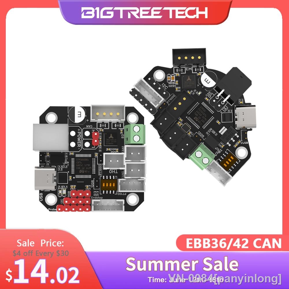 ♂ panyinlong Bigtreetech ebb36 btt ebb42 pode placa de adaptador voron canbus impressora 3d accessorie para klipper hotend ender3 atualização fly-sht