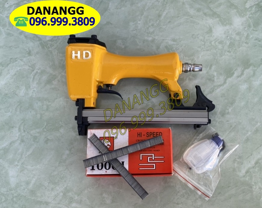 Súng bắn đinh U bọc ghế nệm yên xe tặng kèm 5000 ghim