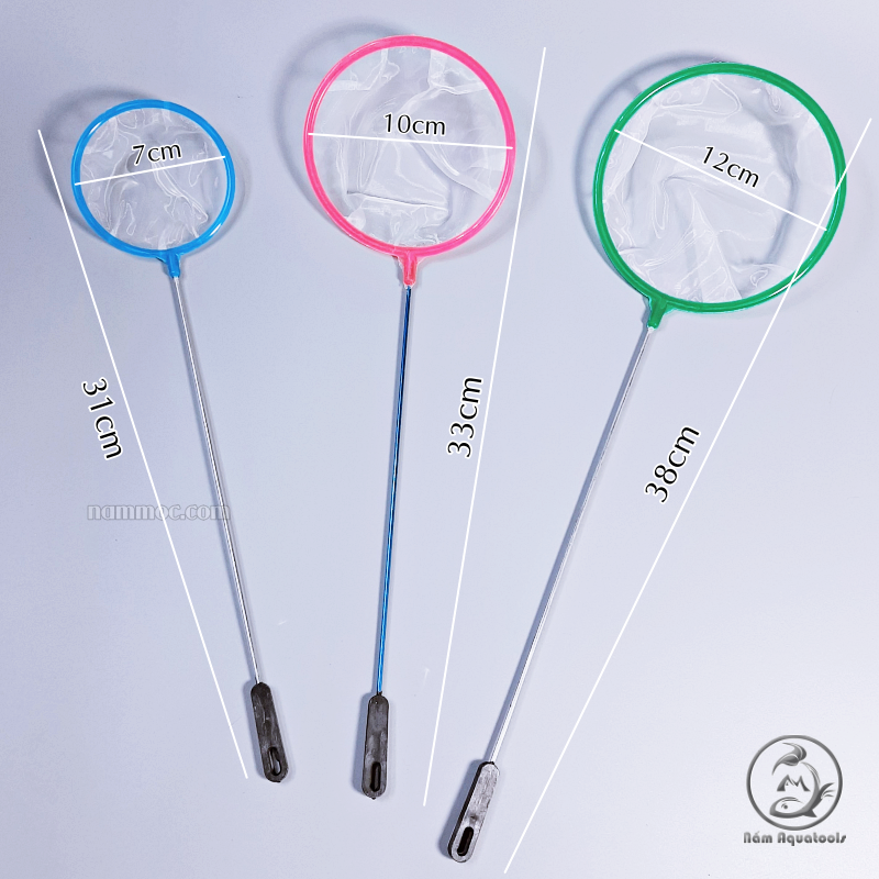 Vợt Cá Tép Mini - Vợt Artemia ☘ Lưới Siêu Mịn - Siêu Mềm