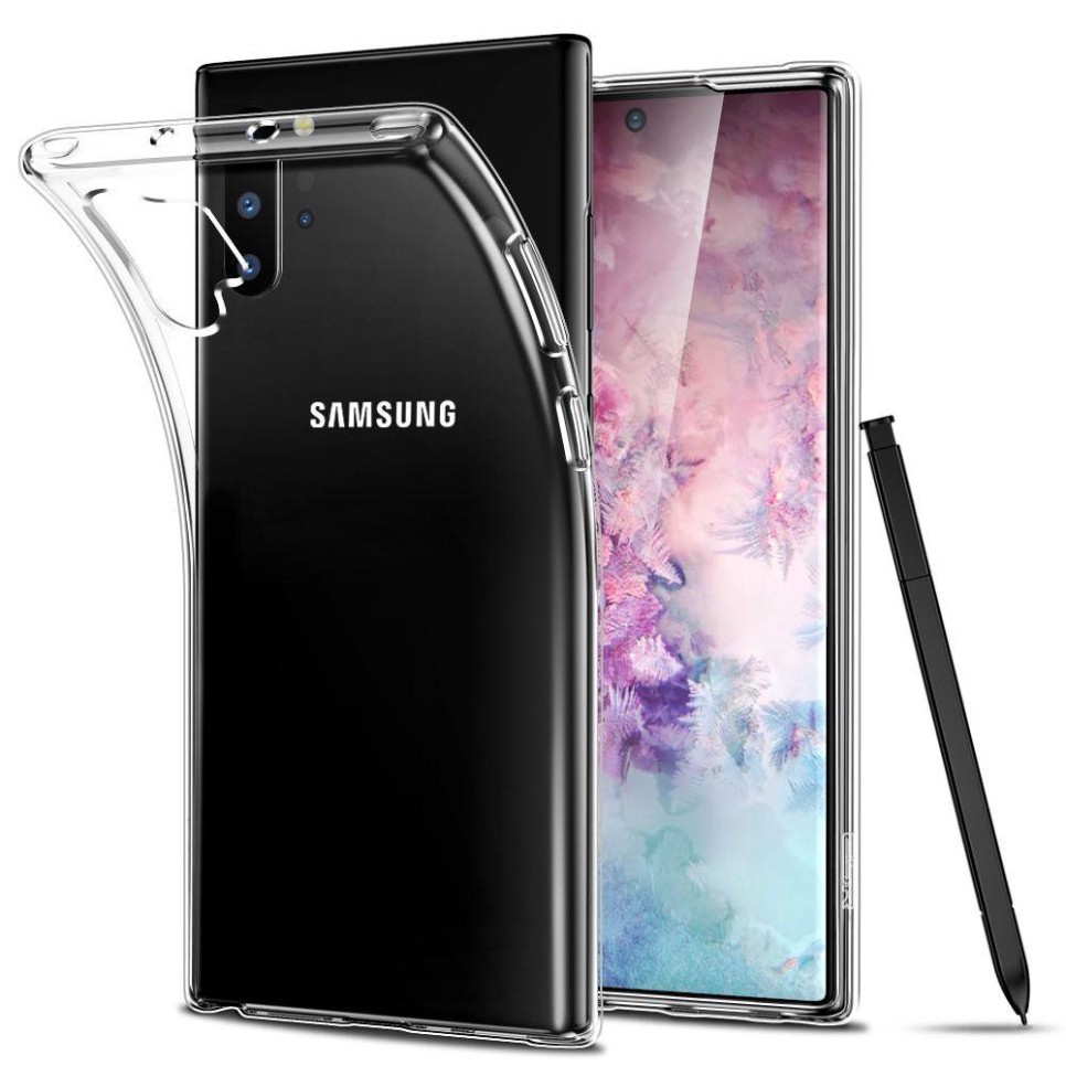 Ốp Silicon dẻo Samsung Galaxy Note 10 Plus / Note 10+ (trong suốt)