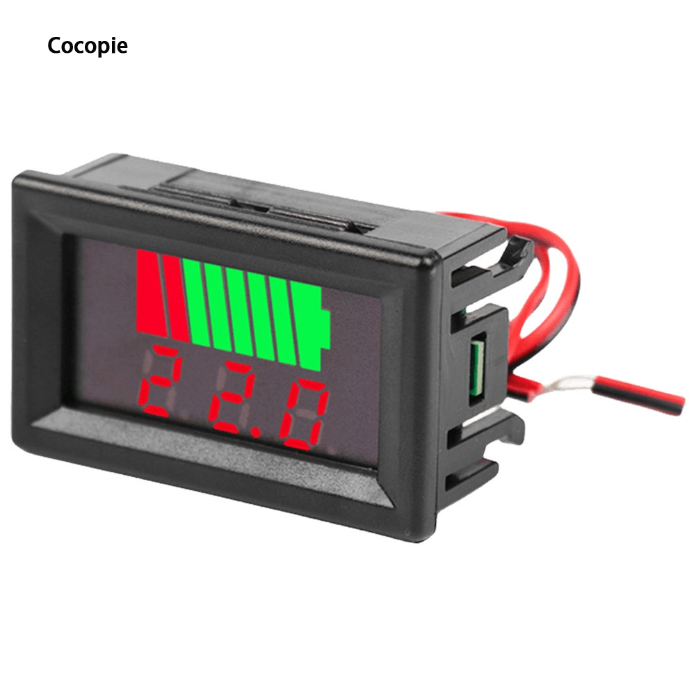 LELUODI Display volts 12v 24v 36v 48v 60v 72v Dedicated to Cars