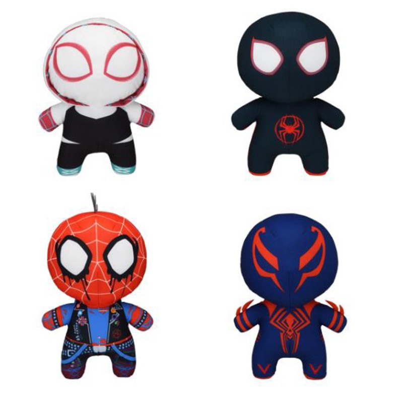 23Cm Marvel Spider Man 2099 Peluche Cute Across The Spider Verse Miguel  Plush Doll Soft Stuffed Toy Cartoon Decor Pillow Gifts