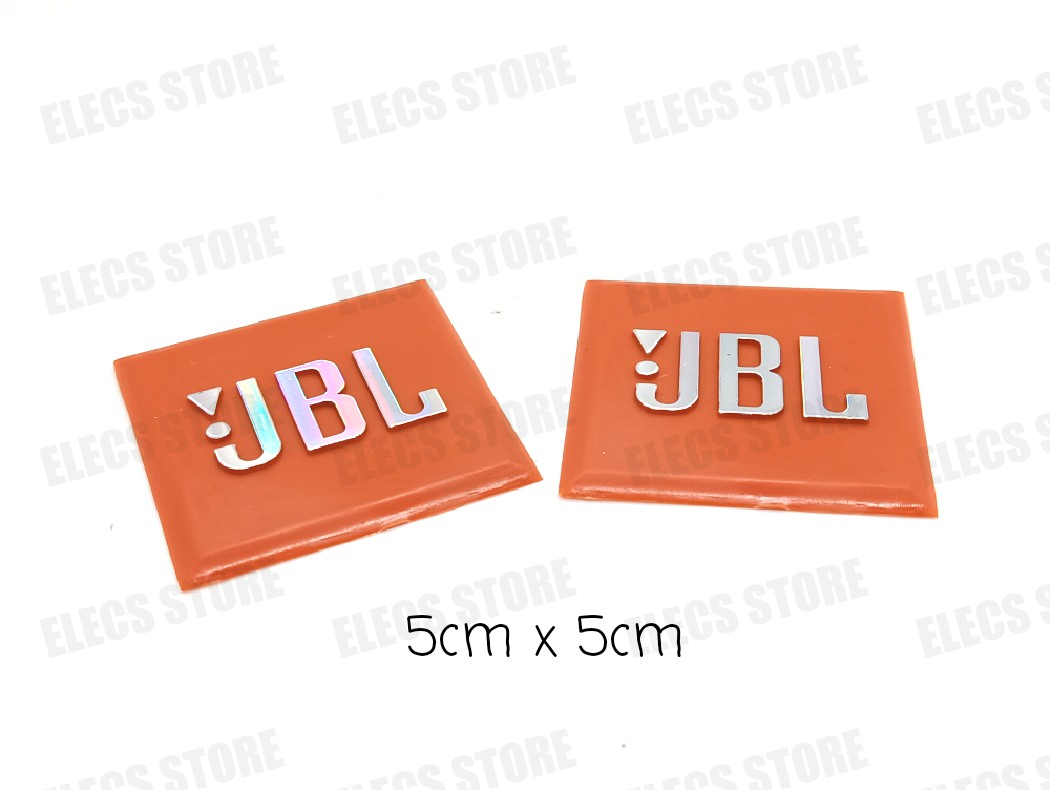 Bộ 2 tem loa, nhãn mác dán thùng loa, thùng sub jbl