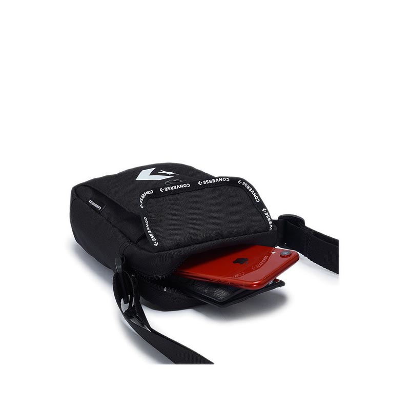Converse Unisex Large Logo Crossbody Bag - Converse Black