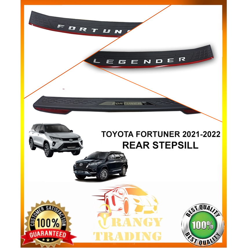 Toyota Fortuner 2021 to 2023 OEM Rear Stepsill FORTUNER / LEGENDER / w