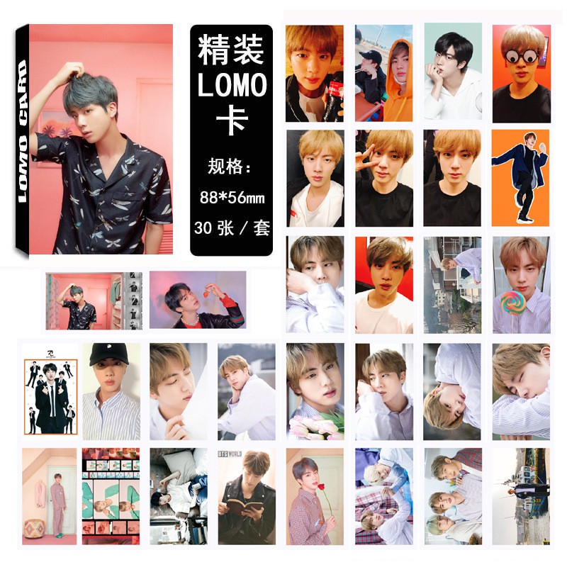 Hộp 30 ảnh lomo card JIN BTS