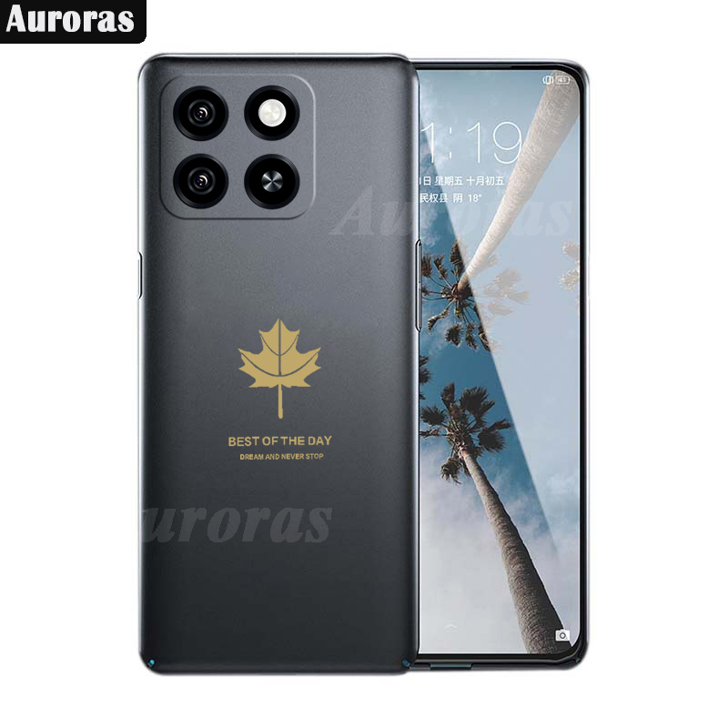 For ZTE Blade A35 A55 Phone case Shining Maple Leaves Design Soft Cover For ZTE Blade A55 A35 Cover casing HP.