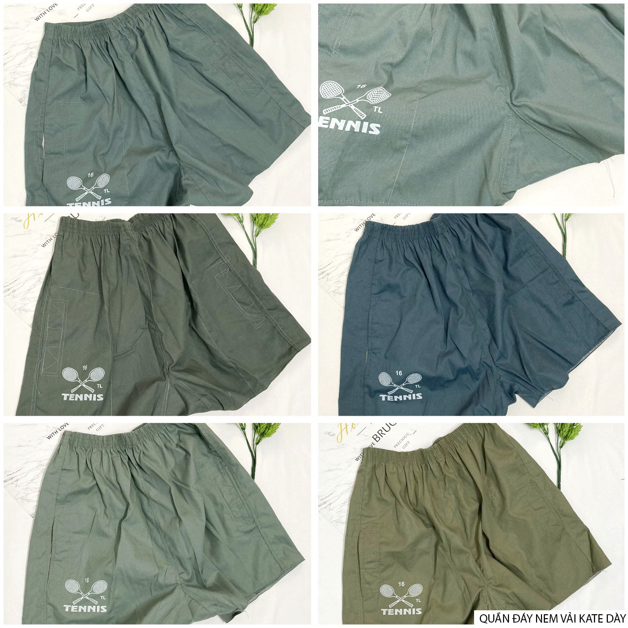 Men boxers from 50-73kg-bottom NEM-fabric Kate thick soft-shorts male printed racket-QN101