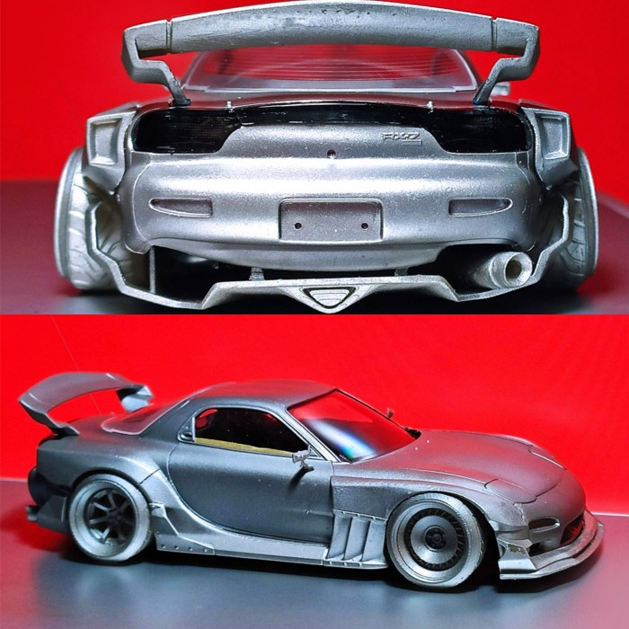 RX7 BODYKIT FOR HOTWHEELS 1/64 1:64 Aksesoris Mobil Hotwheels