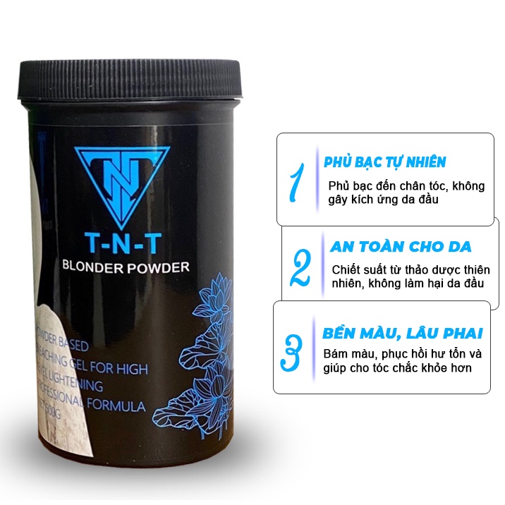 BỘT TẨY TRẮNG TNT 500g