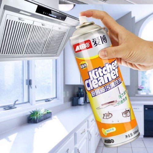 Chai tẩy rửa nhà bếp kitchen đa năng tẩy sạch trên mọi bề mặc 450ml chai màu cam