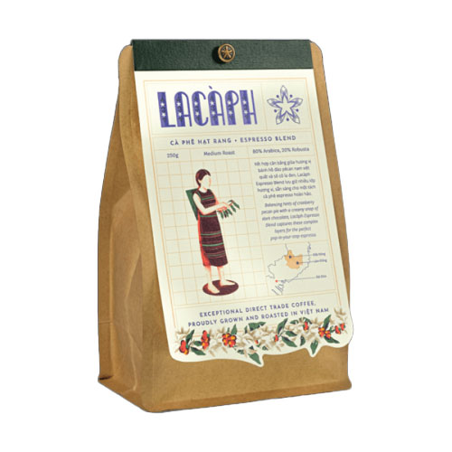 Medium Roasted Whole Beans Expresso Blend Lacaph 250G