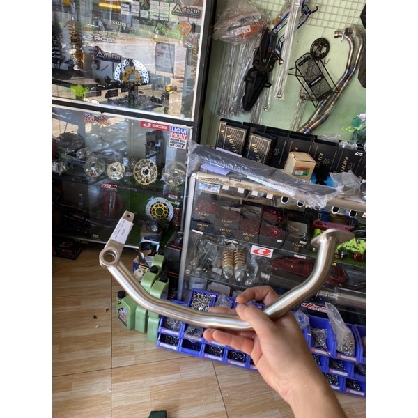 Cần đạp thắng inox 304 cho wave dream future sirius