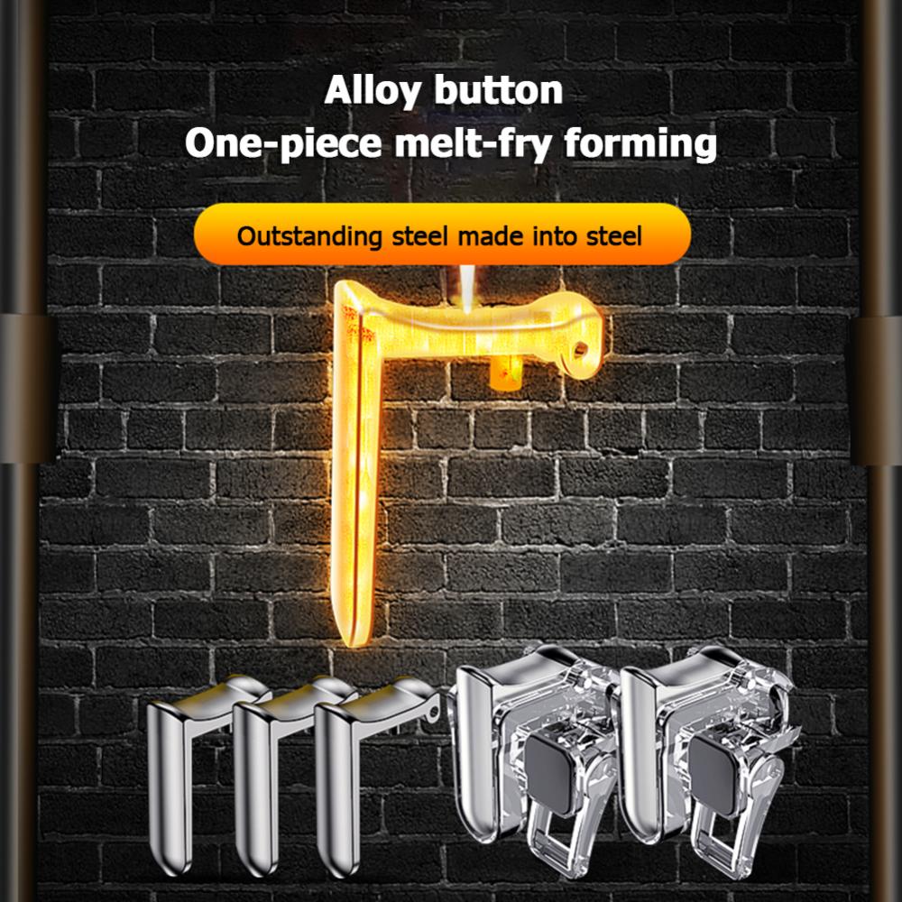 【New Arrival】GT01 PUBG Mobile Phone Trigger Controller Gamepad Fire Button Shooter Joystick
