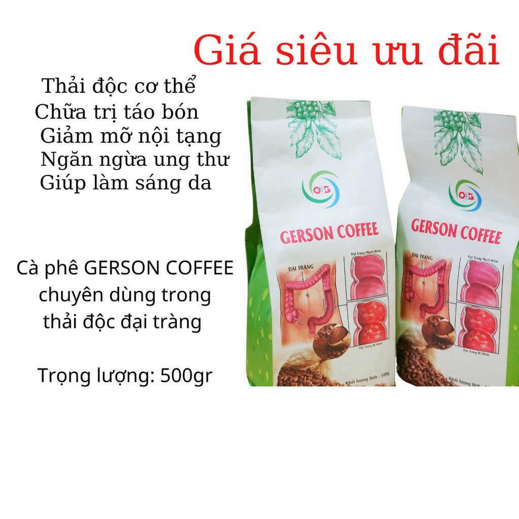 CAFE thải độc đại tràng dạng gói. hữu cơ