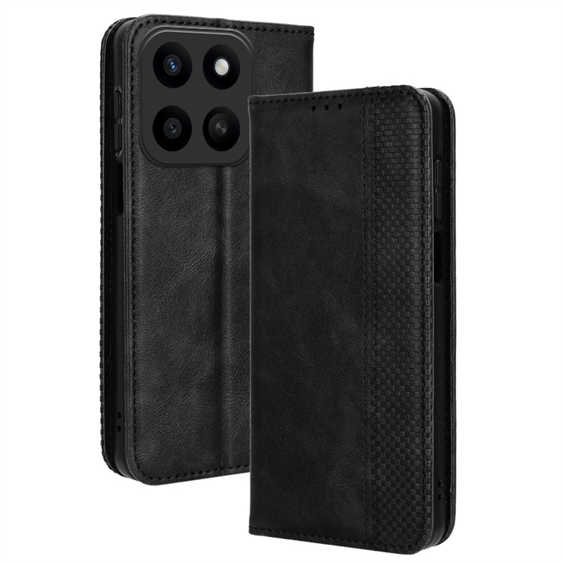 Phone%20Cases%20For%20Honor%20X6C%20Back%20Case%20Flip%20Wallet%20Magnetic%20Buckle%20Retro%20Leather%20Cover%20for%20Honor%20X6C%20Back%20Cover%20-%20Image%202