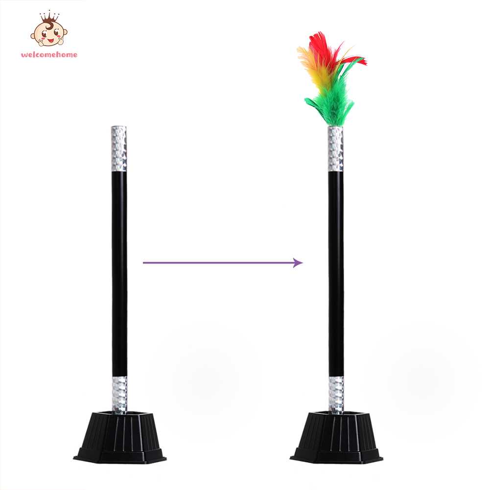 Welcomehome Trống Chậu Trồng Hoa Đũa để Hoa Trò Ảo Thuật Đồ Chơi (Đen)-quốc tế