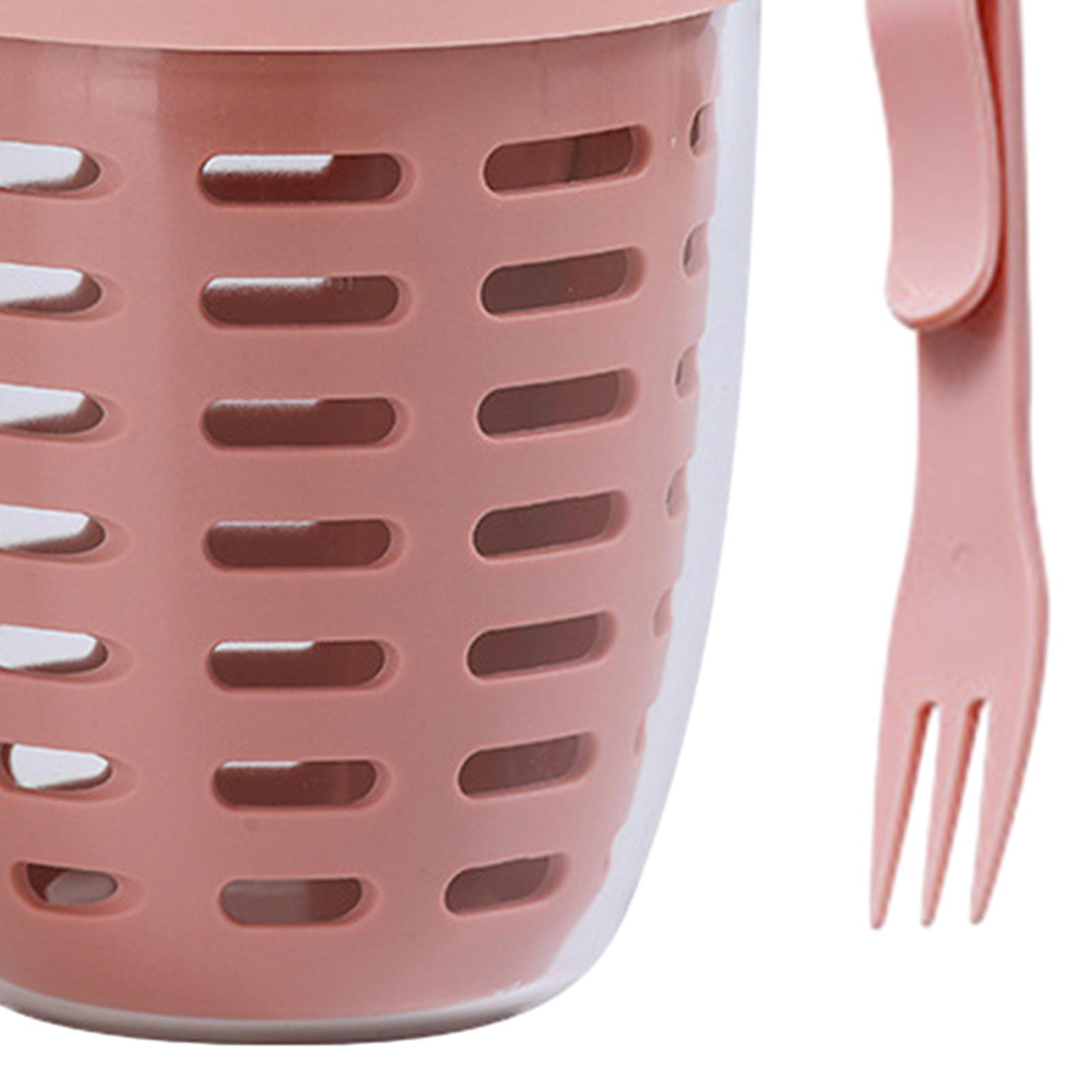 Oshhni salad cup với ngã ba với ngã ba 600ml ăn sáng ly cho bữa ăn sữa chua ăn sáng