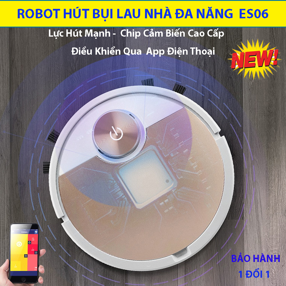 Robot Hút Bụi, Robot Lau Nhà Hút Bụi, Robot Hút Bụi Thông Minh. Điều khiển qua app điện thoại, vận hành êm ái , lực hút mạnh mẽ hút sạch các vết bẩn.  LỖI 1 ĐỔI 1 ,GIẢM GIÁ SỐC!