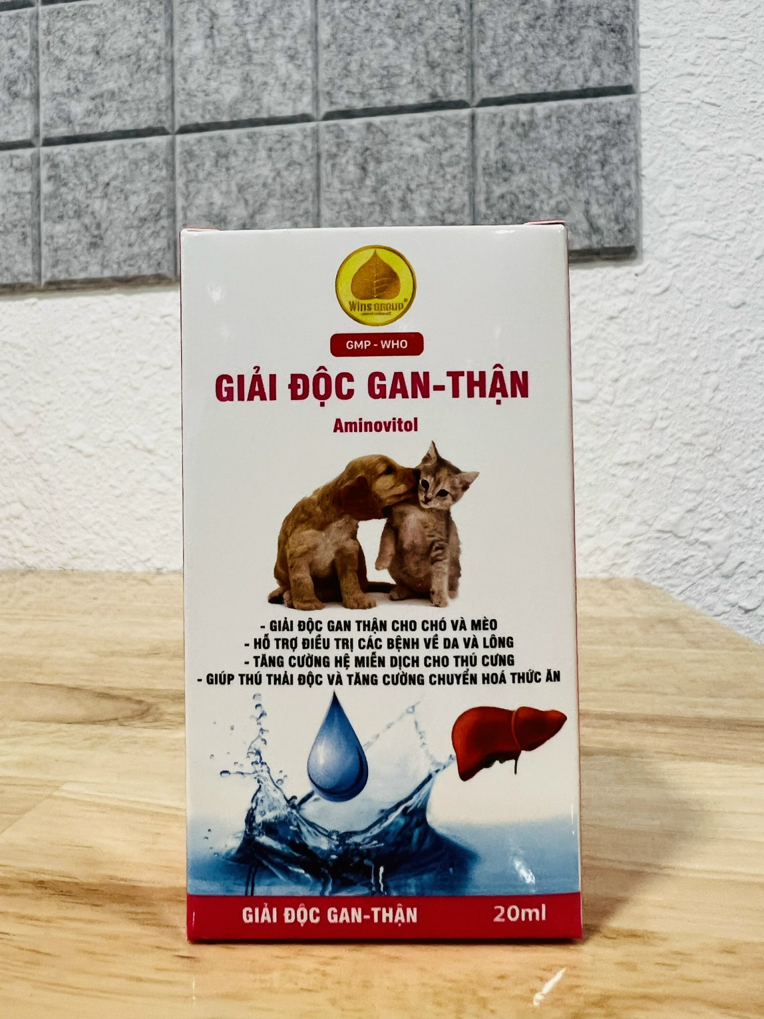 Giải độc gan thận chó mèo