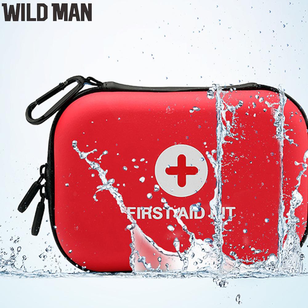 First Aid Kit Bag Empty First Aid Storage Box Waterproof First Aid Hard Shell Case for Household Outdoor Travel Camping