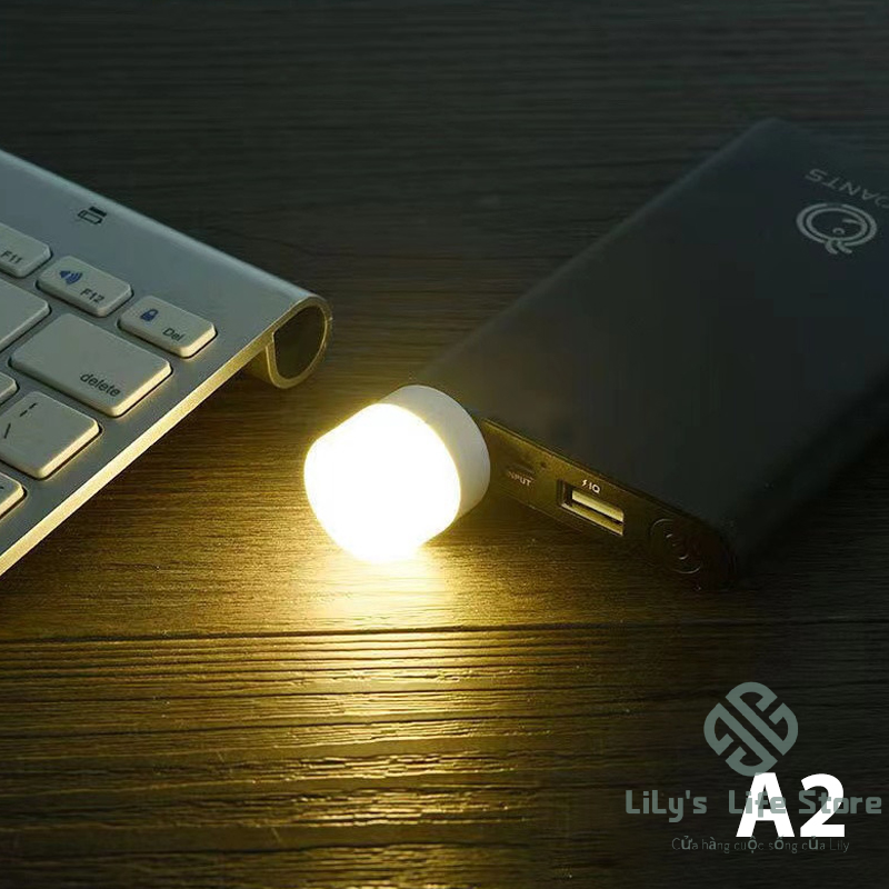 Lily đèn cắm usb sạc sách nhỏ đèn led đọc sách bảo vệ mắt