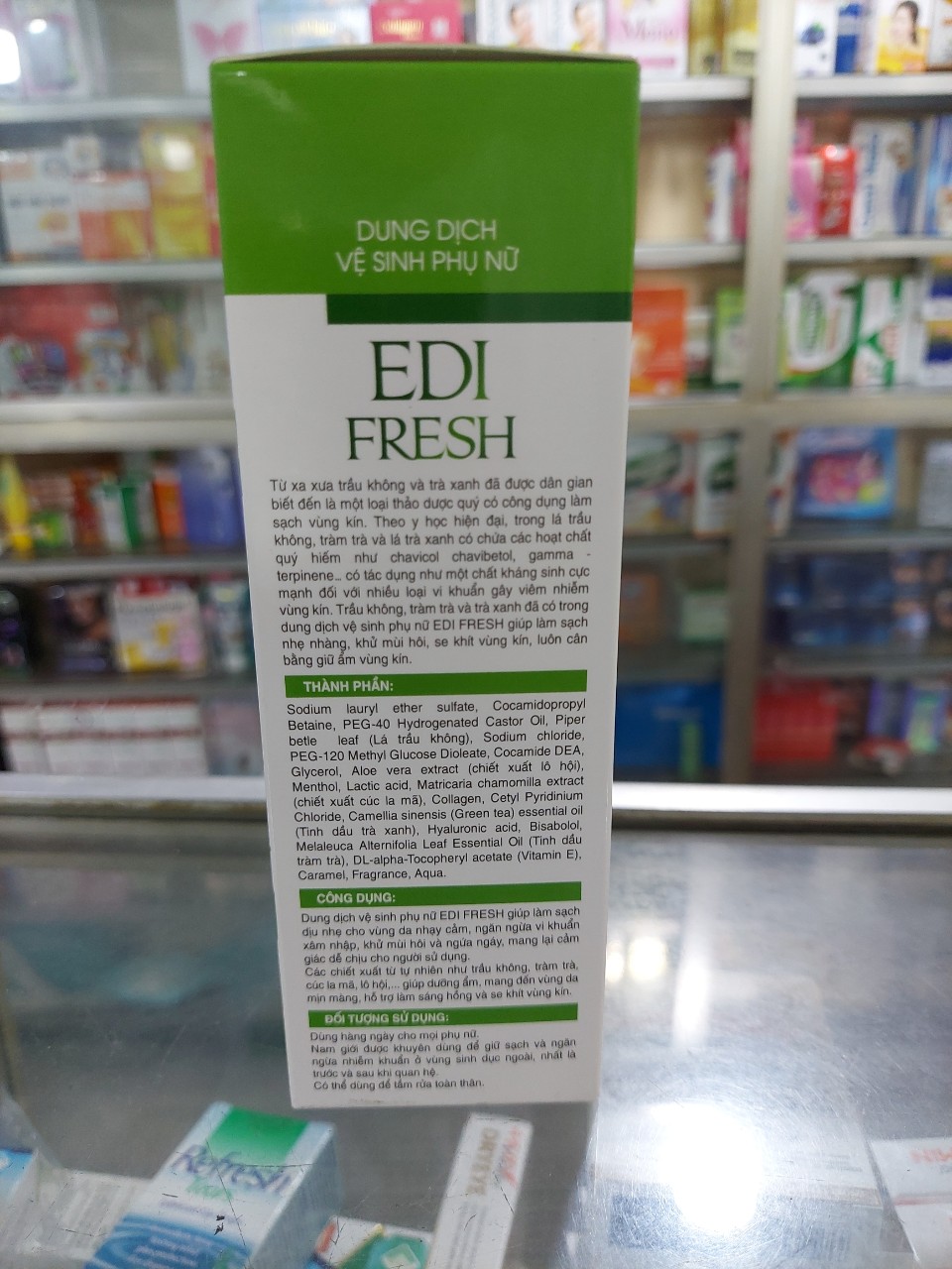 DUNG DỊCH VỆ SINH PHỤ NỮ EDI FRESH - CHAI 100ML
