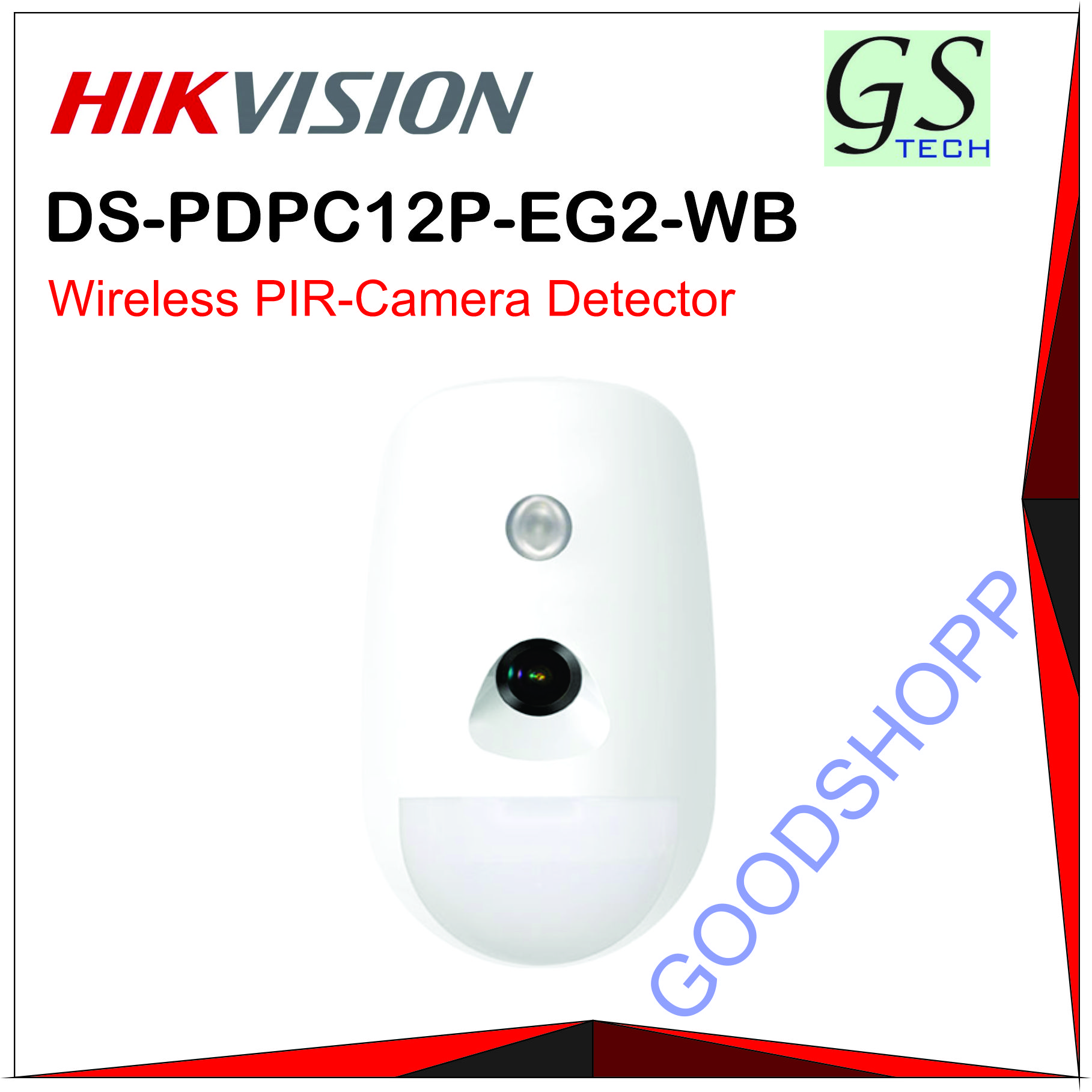 HIKVISION DSPDPC12PEG2WB Wireless PIRCamera Detector Alarm Systems
