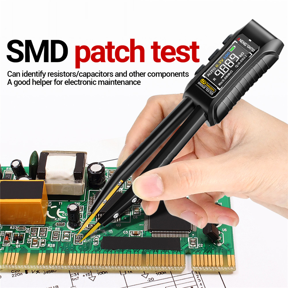 ANENG GN702 intelligent tweezers LCR digital bridge instrument for ...
