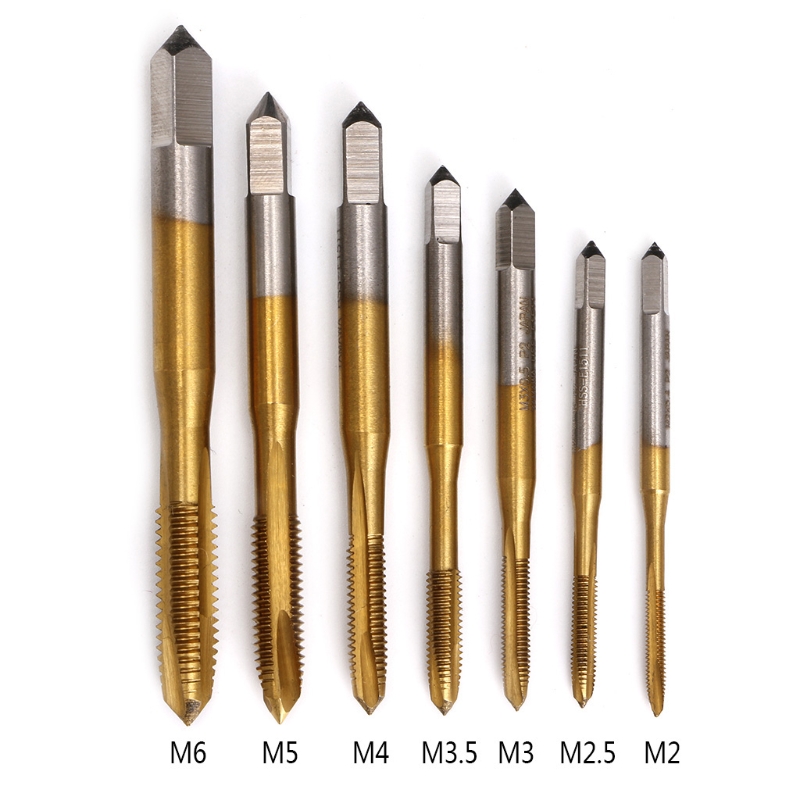 HogarTech Compound Tap Set – HSS Hex Shank, M3 To M12 Threads, For Wood, Plastic, Aluminum (Multipurpose Screwdriver Kit Included)