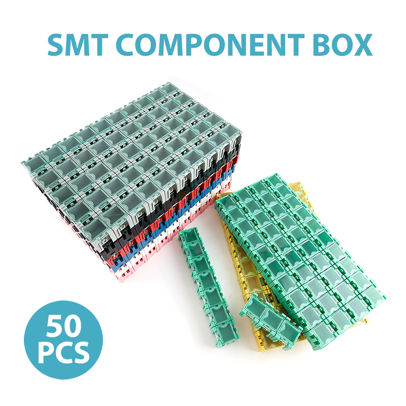 50%20Pcs/Set%20SMD%20SMT%20Electronic%20Component%20Container%20Mini%20Storage%20Boxes%20kit%20-%20Image%202