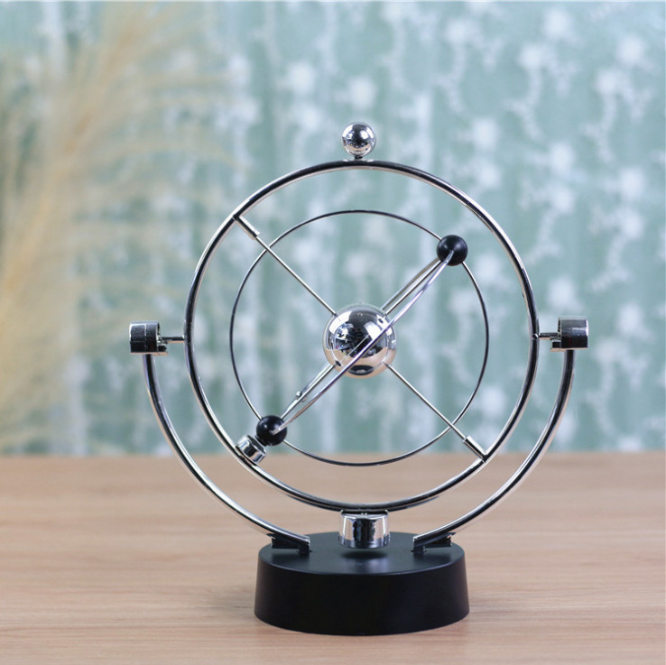 Đồ chơi con lắc newton mô phỏng hệ mặt trời & hành tinh con lắc quay từ trường chuyển động vĩnh cửu hàng đẹp