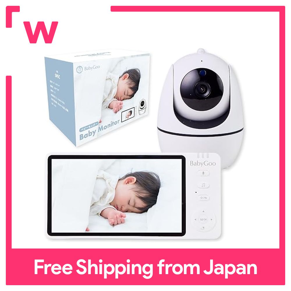 新品 BabyGoo ベビーモニター 見守りカメラ モニター付き wifi不要 5