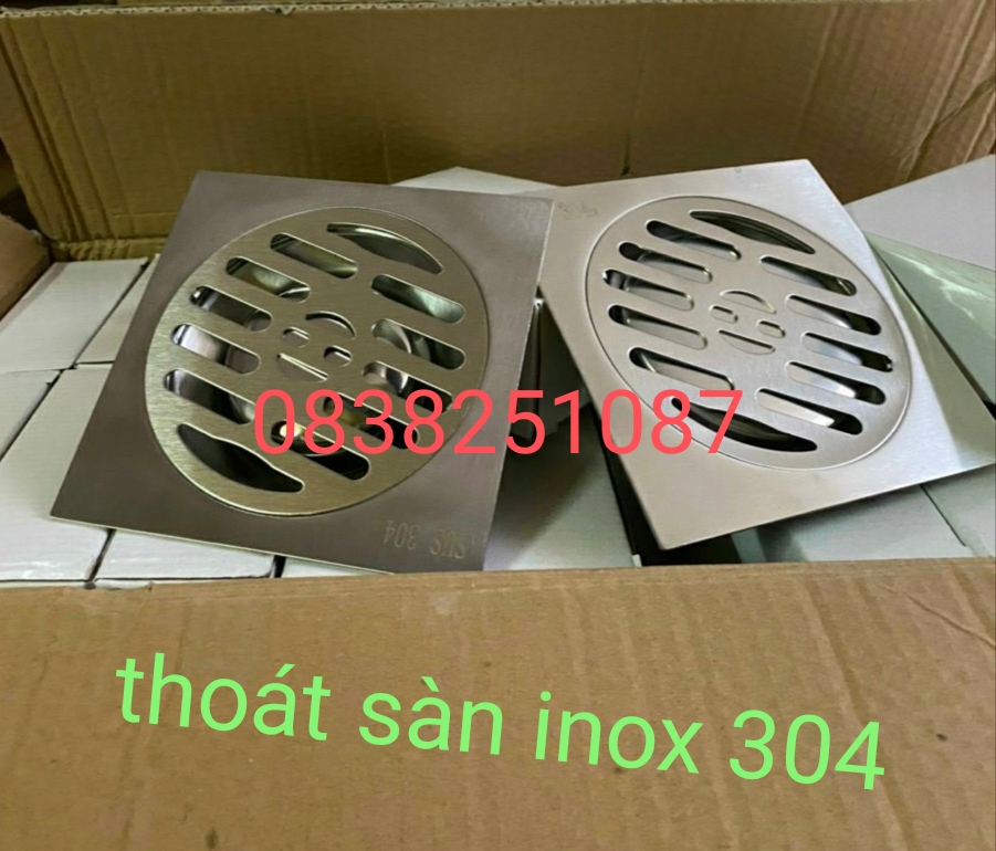 [HCM][SUS304] Thoát sàn Inox 304 cao cấp & áp lực mạnh & bền bỉ & bảo hành 1 năm