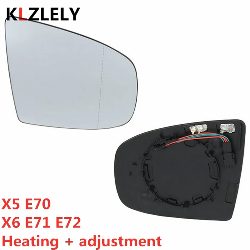 O for bmw x5 e70 x6 e71 e72 side rearview wing side mirror glass heated adjustment 51167174981 51167174982