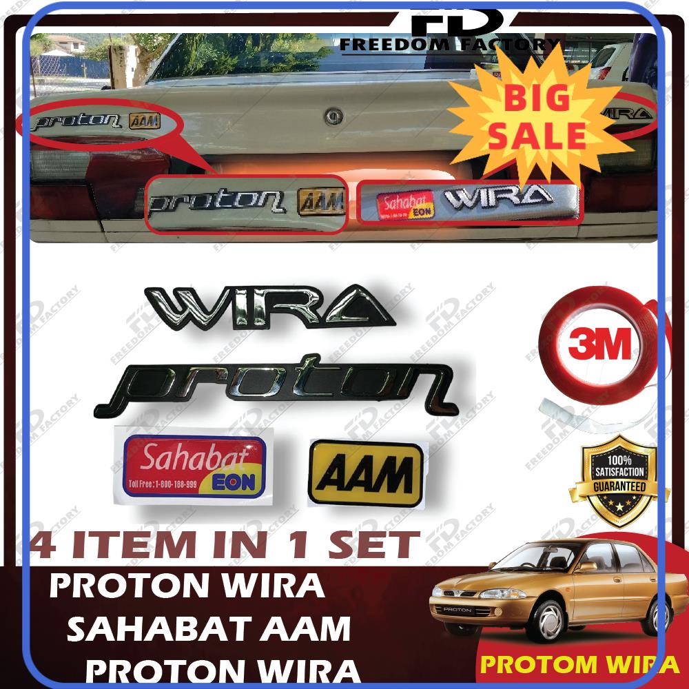 ⭐ [100% ORIGINAL] ⭐ proton wira sahabat aam eon emblem badge PROTON ...