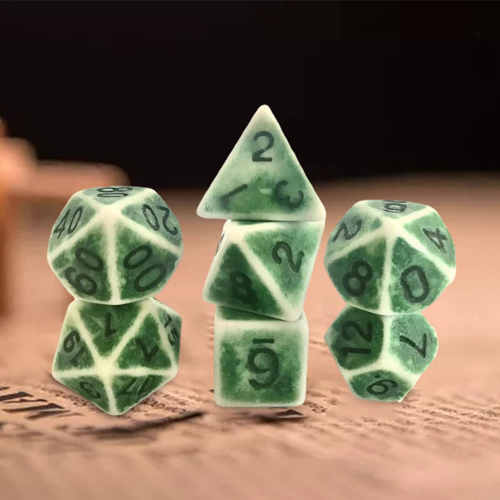 Baoblaze Polyhedral Acrylic D8 D10 D10 D12 D20 Multi-sided & RPG MTG Role Play