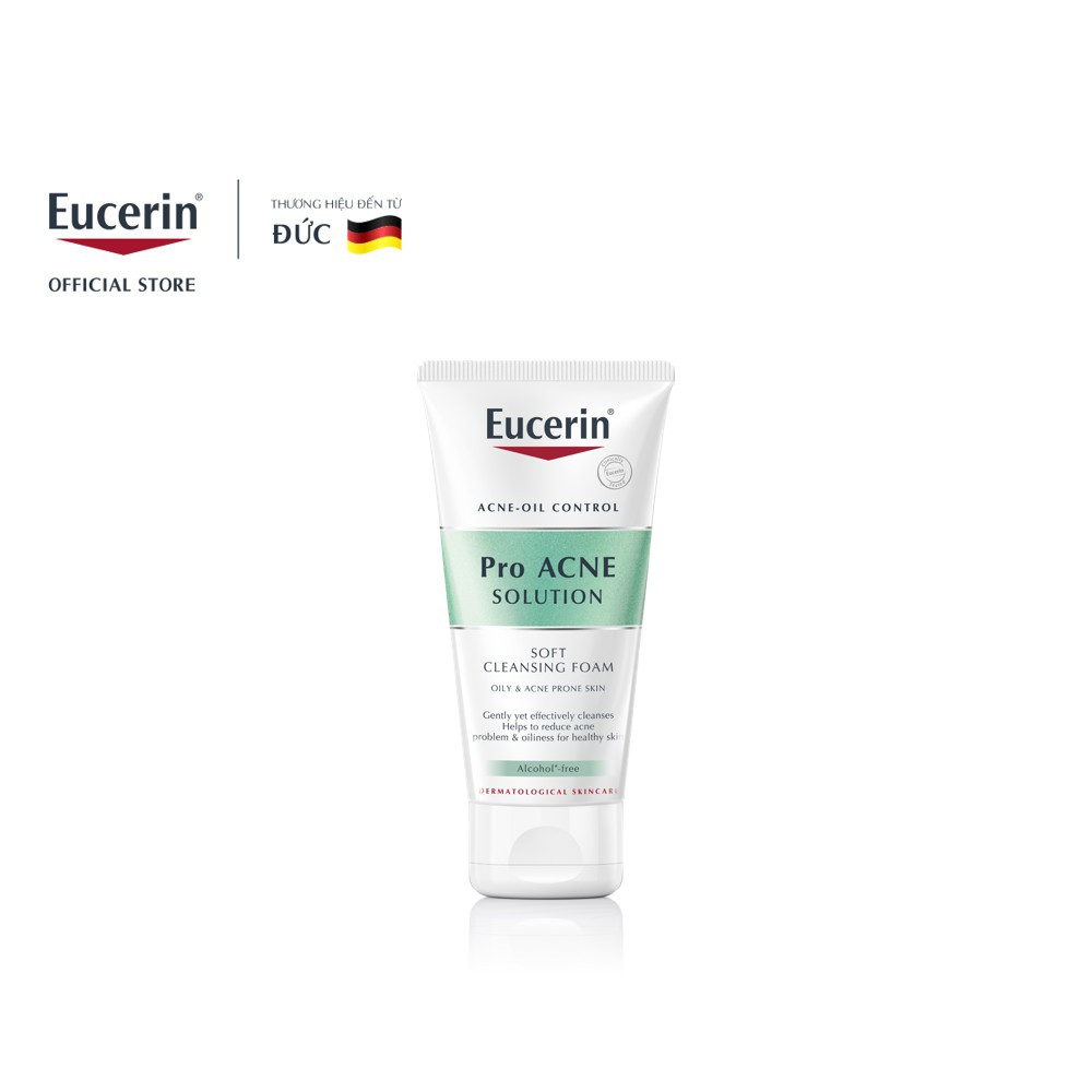 Sữa Rửa Mặt Cho Da Mụn Eucerin Pro ACNE Cleansing Foam 50g