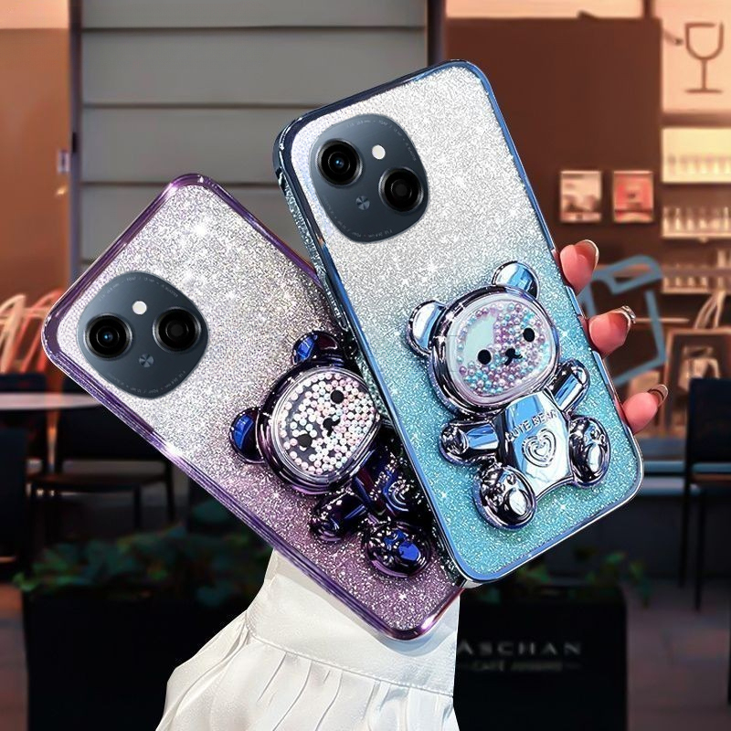 New%20Phone%20case%20Tecno%20Spark%2040C%20Back%20cover%20with%20Gradient%203D%20Bear%20Folding%20Stand%20Bracket%20Luxury%20Slim%20Plating%20Glitter%20Girls%20For%20Tecno%20Spark40%20C%2040Pro%20case%20-%20Image%202
