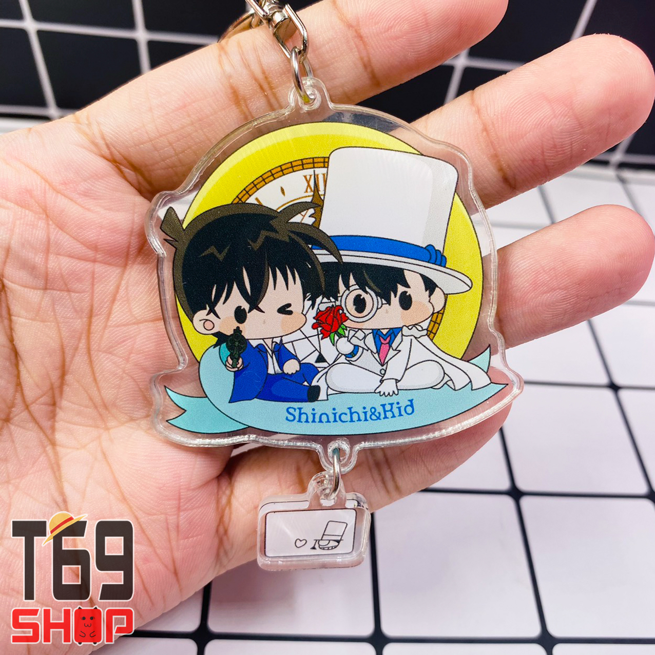 Móc khóa mica anime Detective Conan - Couple [T69 Shop]