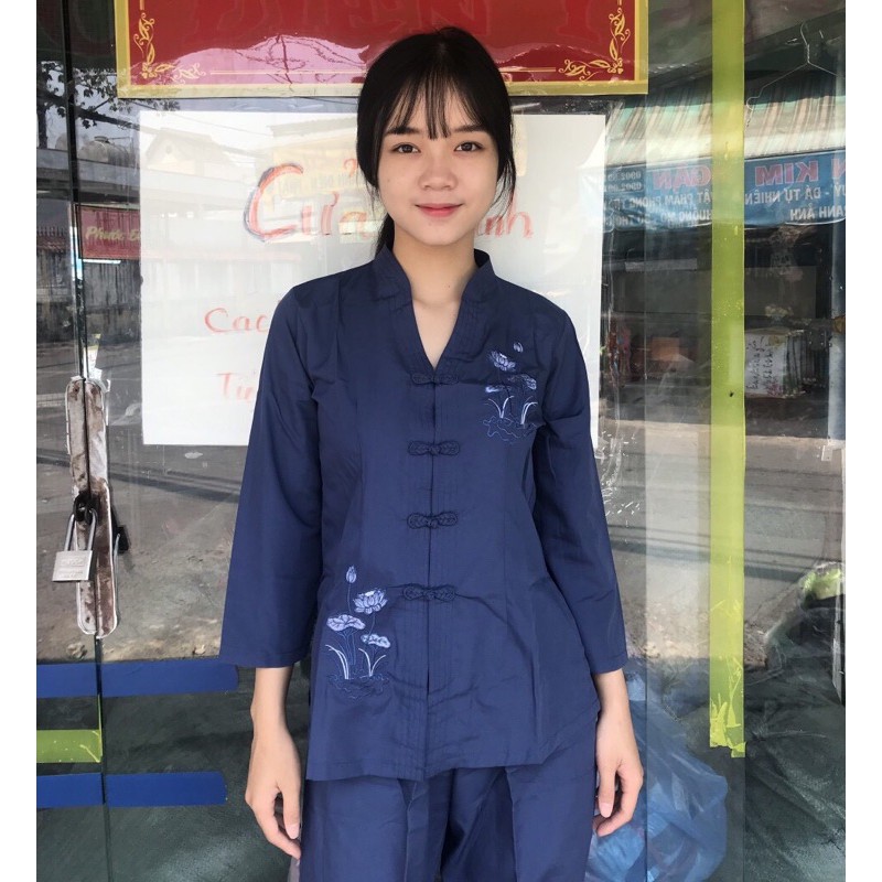 Đồ Lam Đi Chùa # Bà Lai Tim