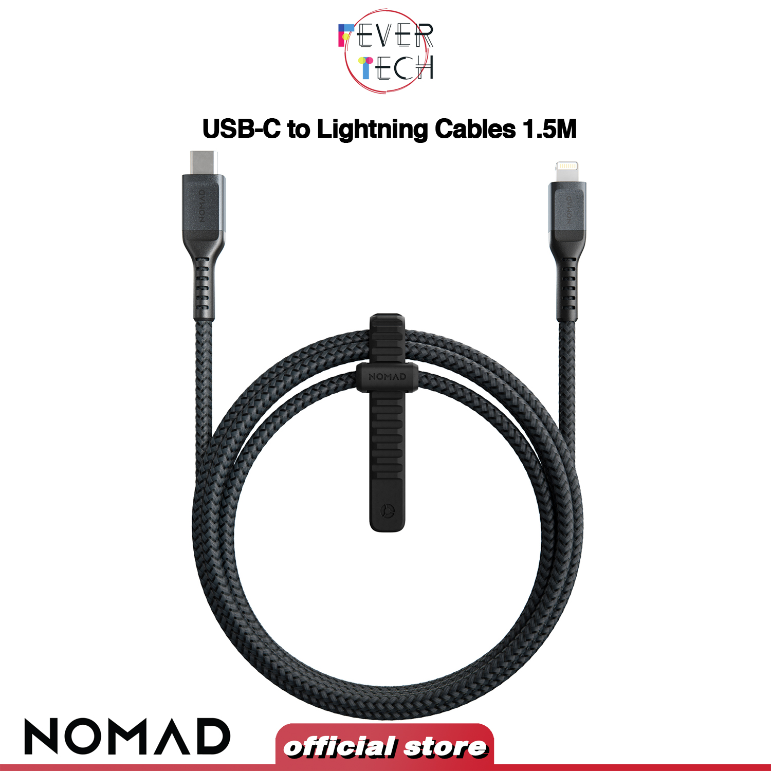 NOMAD Rugged Kevlar USBC to Lightning, Universal & USBC Cables